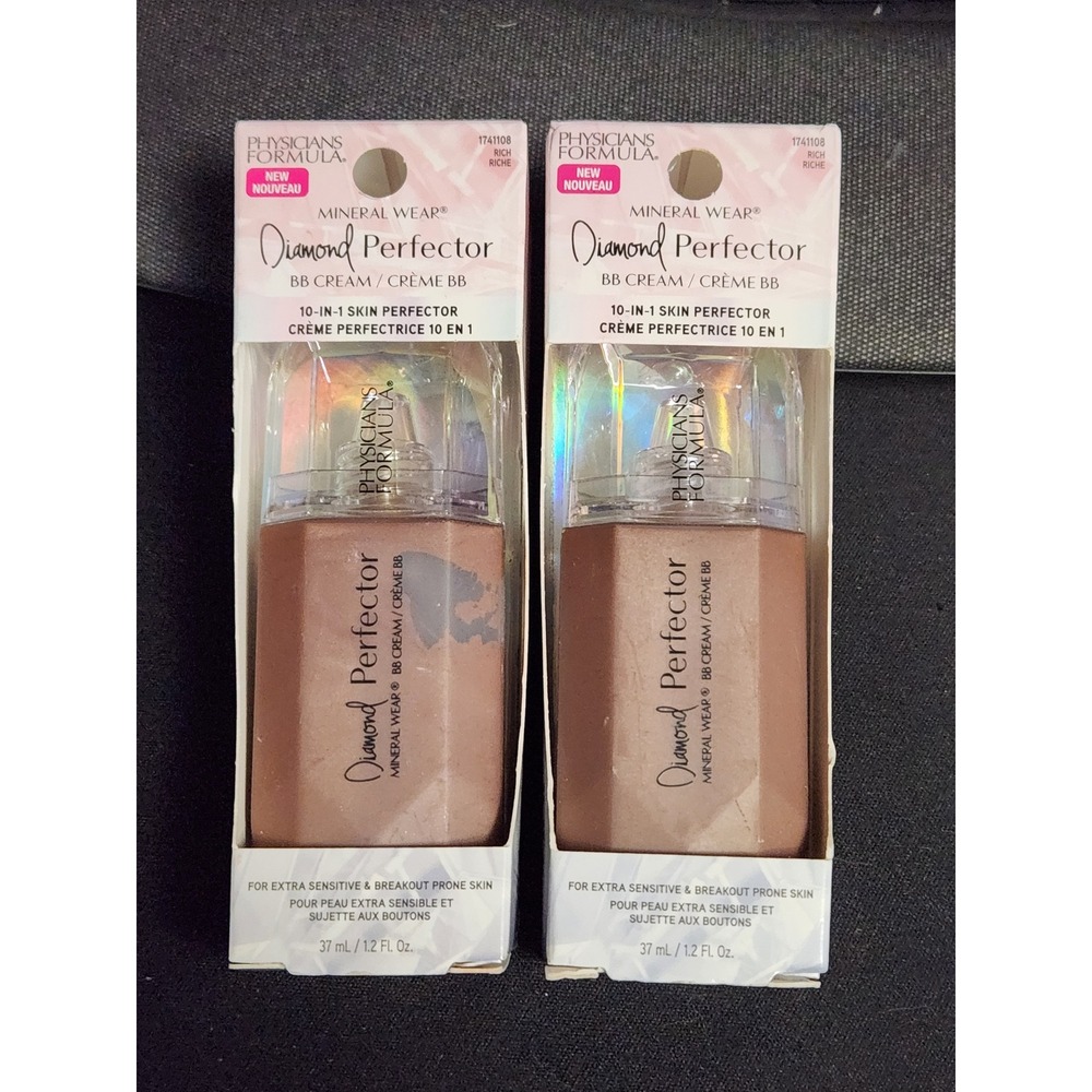 Physicians Formula Mineral Wear Diamond Perfector BB Cream Rich 1741108 2 Pack